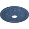 Ekena Millwork Warsaw Ceiling Medallion (Fits Canopies up to 3 1/2"), 18"OD x 3 1/2"ID x 1 3/8"P, Americana CM18WAAMF - alternate 2
